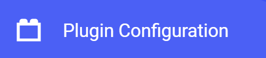 Plugin configuration button