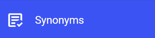 Synonyms button